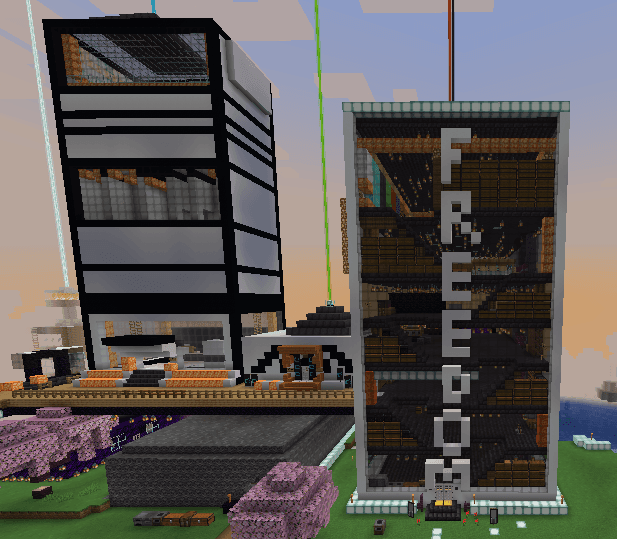 FREEDOM TOWER , BANK , SEVA KENDRA